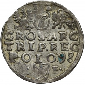Zygmunt III Waza, Trojak Wschowa 1598 - RZADSZY
