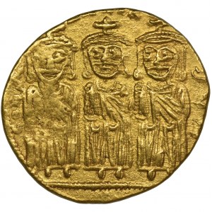 Cesarstwo Bizantyjskie, Konstantyn VI, Irena, Leon III, Konstantyn V, Leon IV, Solidus - RZADKI