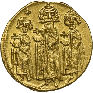 Cesarstwo Bizantyjskie, Herakliusz, Herakliusz Konstantyn i Heraklonas, Solidus