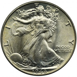 USA, 1/2 Dollar Philadelphia 1946 - Liberty
