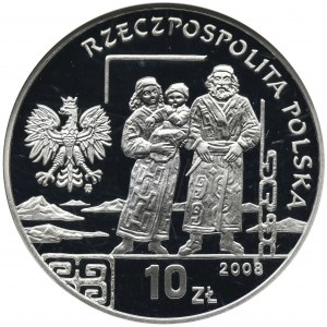 10 złotych 2008 Bronisław Piłsudski - ECC PR70