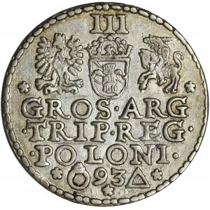 Sigismund III Vasa, 3 Groschen Marienburg 1593