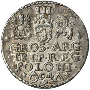 Sigismund III Vasa, 3 Groschen Marienburg 1594