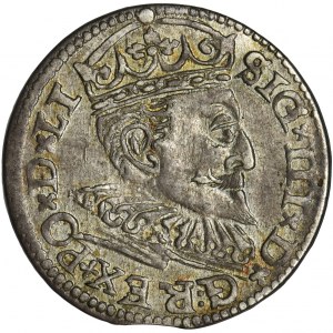 Sigismund III Vasa, 3 Groschen Riga 1596 - LI