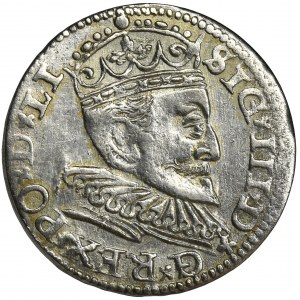 Zygmunt III Waza, Trojak Ryga 1594 - LI