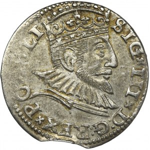 Sigismund III Vasa, 3 Groschen Riga 1592 - LI