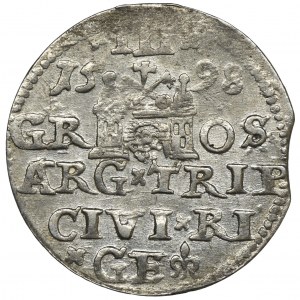 Sigismund III Vasa, 3 Groschen Riga 1598