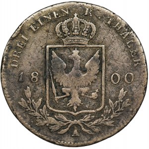 Niemcy, Królestwo Prus, Fryderyk Wilhelm III, 1/3 talara Berlin 1800 A