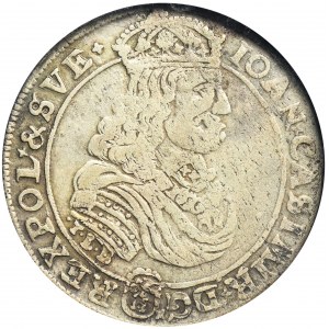 John II Casimir, 1/4 Thaler Bromberg 1668 TLB