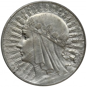 Głowa Kobiety, 10 złotych Warszawa 1932