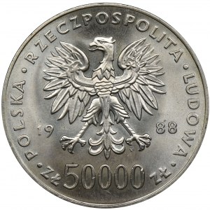 50.000 złotych 1988, Piłsudski