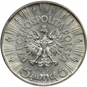 Piłsudski, 5 złotych 1935