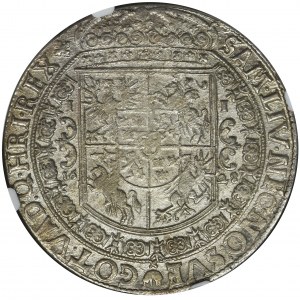 Sigismund III Vasa, Thaler Bromberg 1628 - NGC UNC - POL•O - VERY RARE