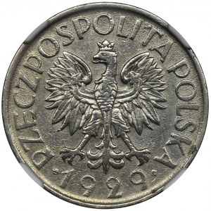 1 złoty 1929 - NGC AU DETAILS