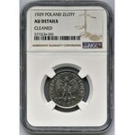 1 złoty 1929 - NGC AU DETAILS