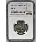 1 złoty 1929 - NGC AU58