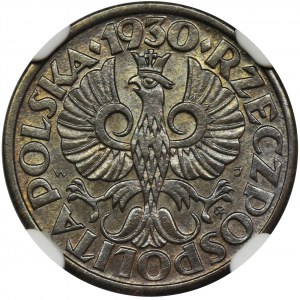 1 grosz 1930 - NGC MS65 BN