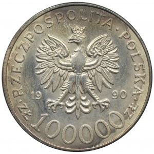DESTRUKT, 100.000 złotych 1990, Solidarność - TYP A