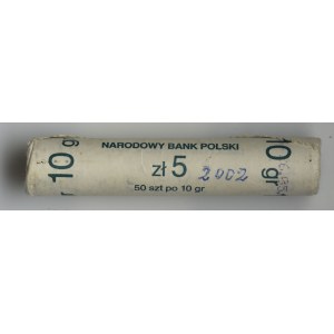 Rulon bankowy, 10 groszy 2002 (50szt.)