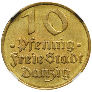 Free City of Danzig, 10 pfennig 1932 - NGC MS64