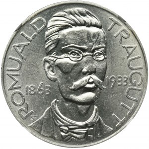 Traugutt, 10 złotych 1933 - NGC MS62