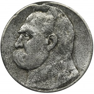 Piłsudski Strzelecki, 5 złotych 1934 - fałszerstwo z epoki