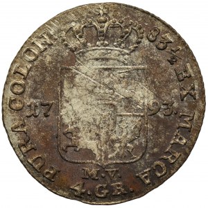 Poniatowski, 4 Groschen 1793 MV