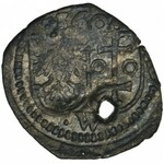 Zygmunt III Waza, Denar jednostronny Wschowa 1608 - ex.Górecki, BARDZO RZADKI