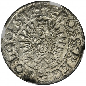 Sigismund III Vasa, Groschen Krakau 1614 - NGC MS64
