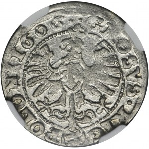 Zygmunt III Waza, Grosz Kraków 1606 - NGC MS62