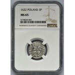 Sigismund III Vasa, 3 Polker, Bromberg 1622 - NGC MS65