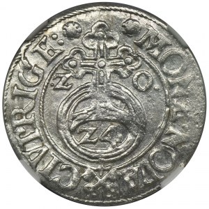 Sigismund III Vasa, 3 Polker Riga 1620 - NGC MS63