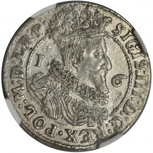 Sigismund III Vasa, 1/4 Thaler Danzig 1626/5 - P: - NGC MS61