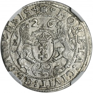 Sigismund III Vasa, 1/4 Thaler Danzig 1626/5 - P: - NGC MS61