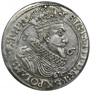 Sigismund III Vasa, 1/4 Thaler Danzig 1625 - PR• - PCGS MS62