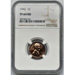 USA, 1 cent 1942 Lincoln - NGC PF64 RD
