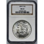 USA, 1 dollar San Francisco 1880 - Morgan - NGC MS63