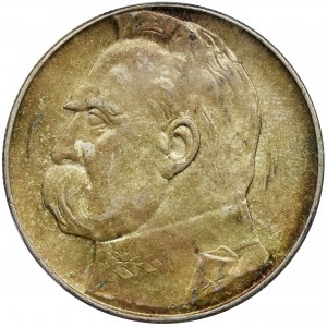 Pilsudski, 10 zloty 1939 - PCGS MS64