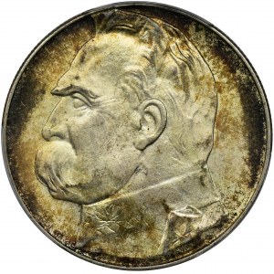 Pilsudski, 10 zloty 1939 - PCGS MS64