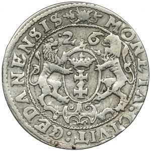 Sigismund III Vasa, 1/4 Thaler Danzig 1626/5 - P: