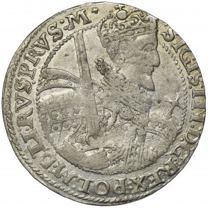 Sigismund III Vasa, 1/4 Thaler Bromberg 1621 - PRVS M