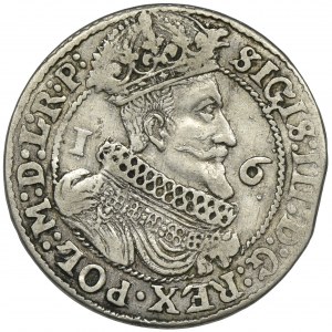 Sigismund III Vasa, 1/4 Thaler Danzig 1625 - P: