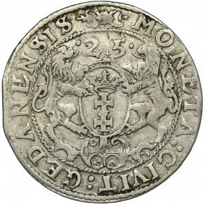 Sigismund III Vasa, 1/4 Thaler Danzig 1625 - P: