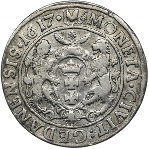 Sigismund III Vasa, 1/4 Thaler Danzig 1617