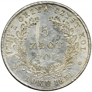 Powstanie Listopadowe, 5 złotych 1831 KG