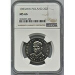 20 złotych 1983 Nowotko - NGC MS66