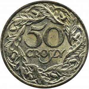 50 groszy 1938 - WZÓR, niklowane