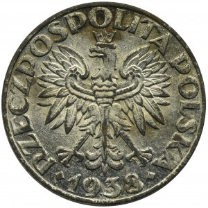 50 groszy 1938 - WZÓR, niklowane