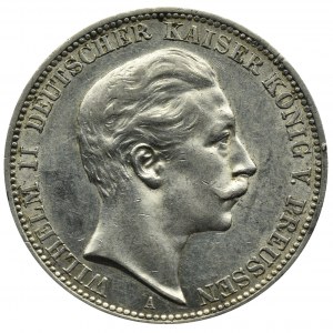 Germany, Prussia Kingdom, Wilhelm II, 3 mark Berlin 1910 A