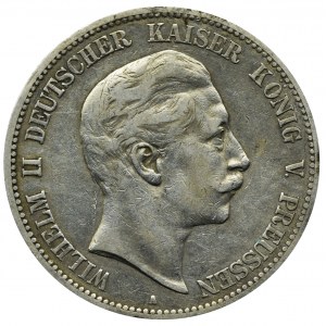 Niemcy, Królestwo Prus, Wilhelm II, 5 marek Berlin 1895 A